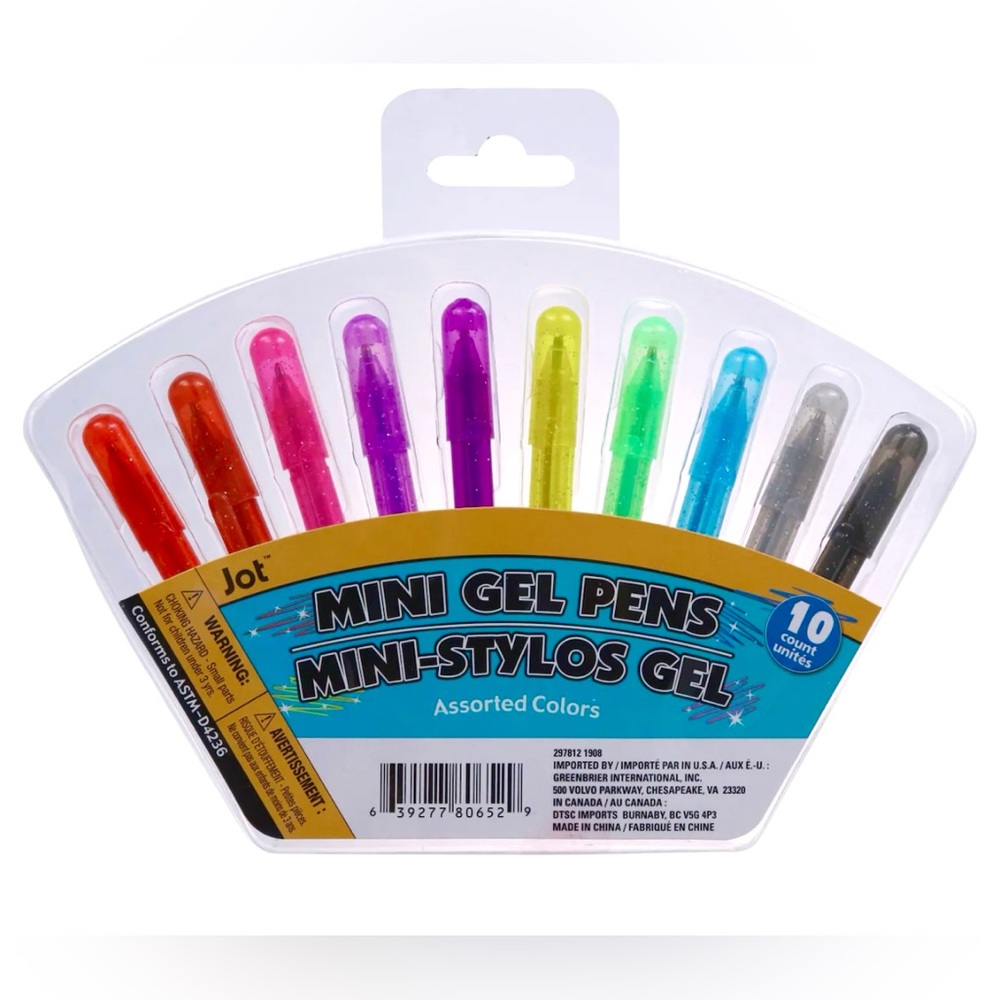 🦋 10 PIECE MINI GEL PEN SET 🦋